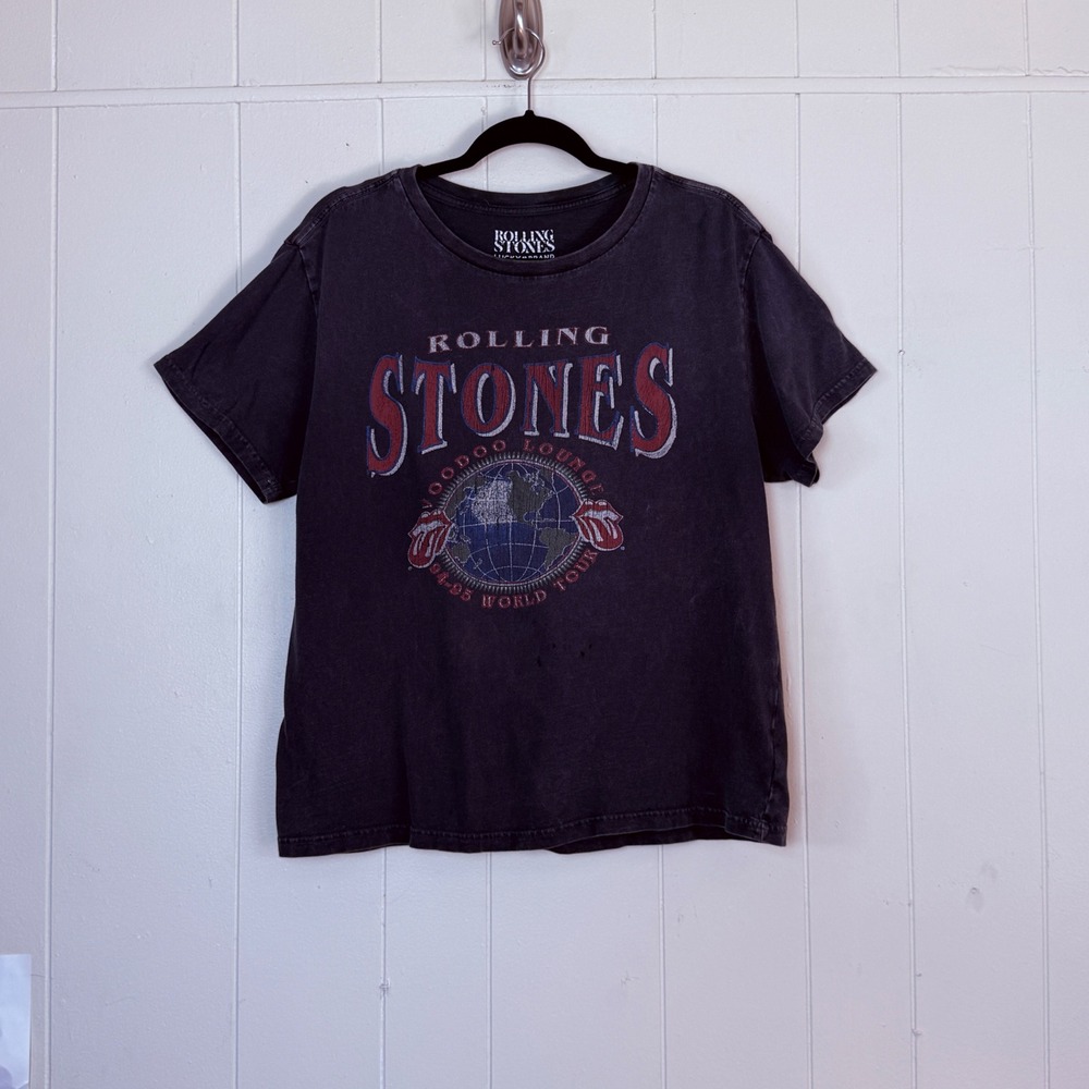Lucky Brand Rolling Stones Voodoo Lounge 94-95 World Tour Graphic Tee M Trash
